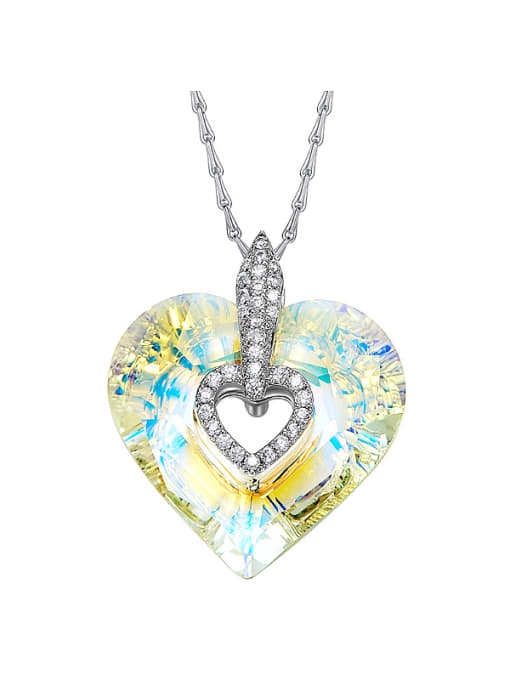 Maja 2018 Heart-shaped Crystal Necklace