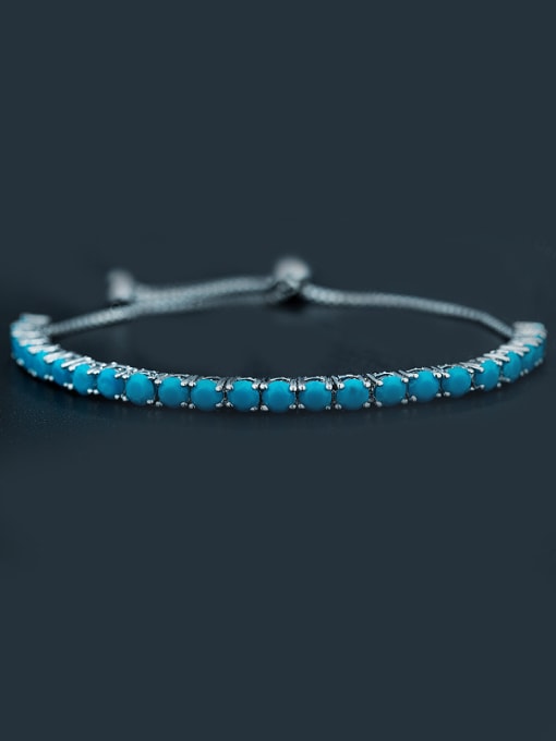 Chris Blue Zircon Bracelet