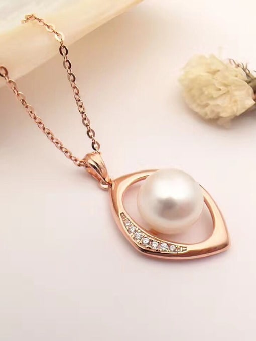 Evita Peroni Freshwater Pearl Eye-shaped Necklace