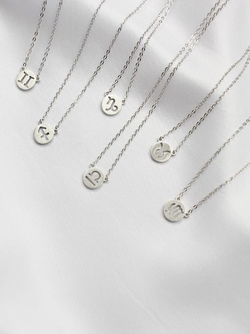 Arya 925 Sterling Silver With Platinum Plated Classic Constellation Necklaces