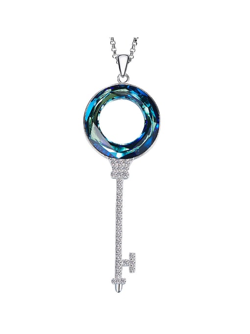 Maja Swarovski Crystals Key-shaped Necklace