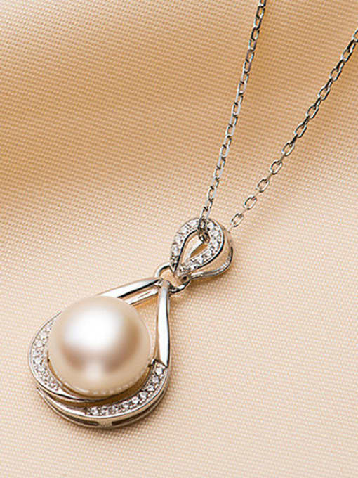 Evita Peroni Freshwater Pearl Water Drop shaped Necklace