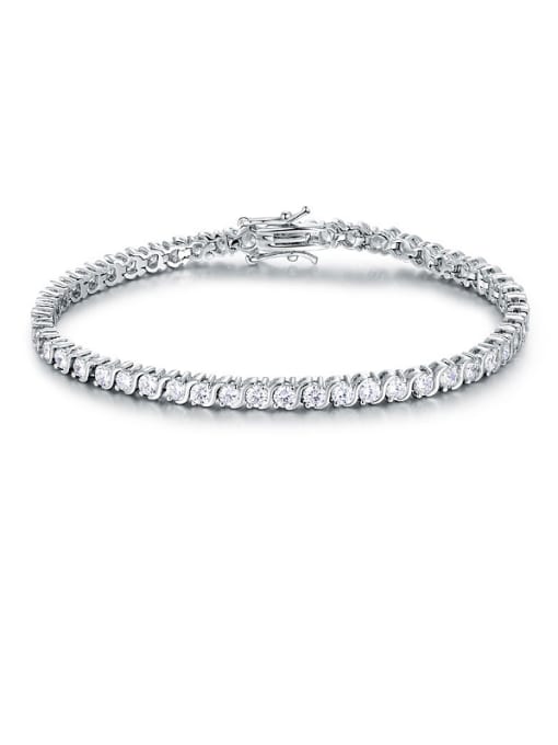 Chris S Shaped Zircon Bracelet