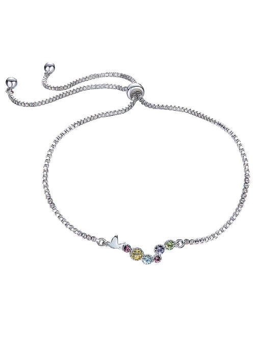 Maja Multi-color Crystal S925 Silver Bracelet