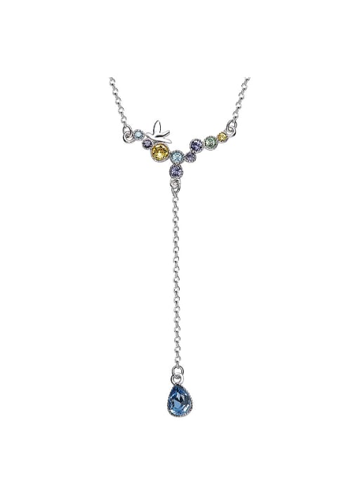 Maja S925 Silver Bird-shaped Necklace