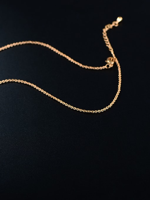 Chris 2018 Rose Gold Plated Zircon Necklace