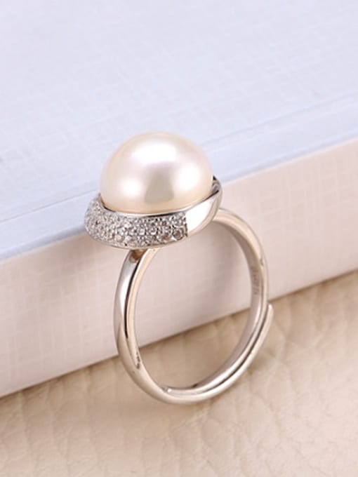 Evita Peroni 2018 2018 2018 Fashion Freshwater Pearl Zircon Ring