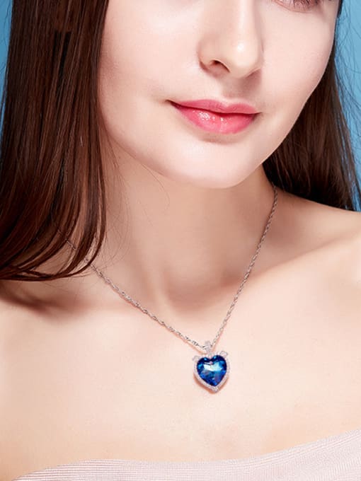 Maja Swarovski Crystal Heart-shaped Necklace