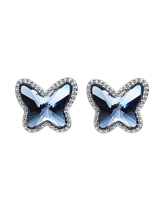 Maja S925 Silver Butterfly-shaped stud Earring