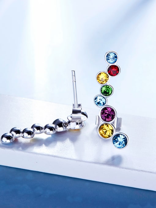 Maja S925 Silver Colorful drop earring