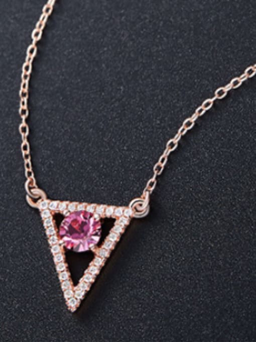 Maja Rose Gold Triangle Shaped Necklace