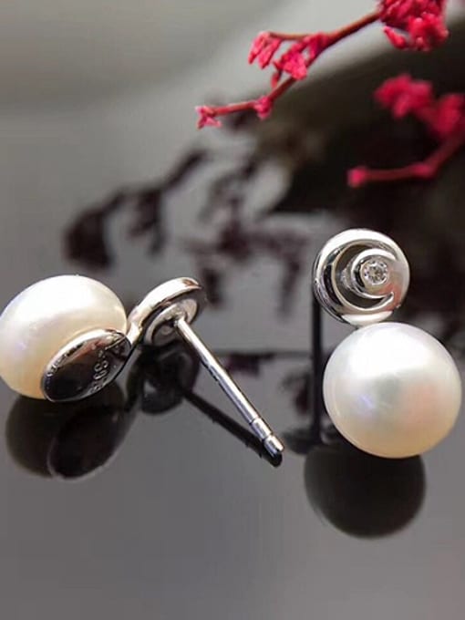 Evita Peroni 2018 Fashion Freshwater Pearl stud Earring