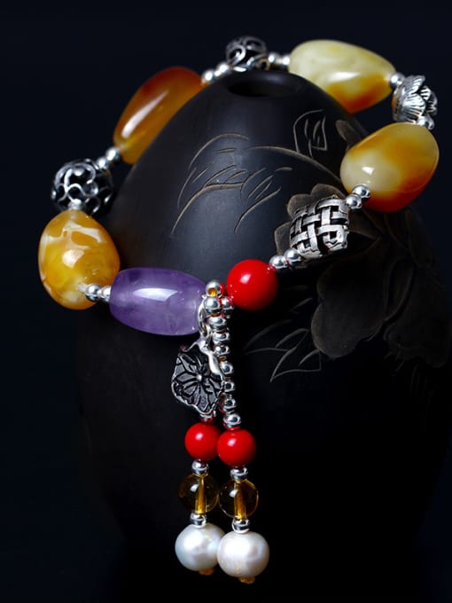 Christian Colorful Festival National Tassel Bracelet