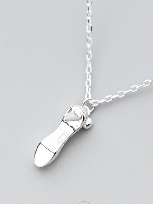 Tina S925 Silver Necklace Pendant female fashion fashion high heel shoes Necklace lovely personality clavicle chain female D4325