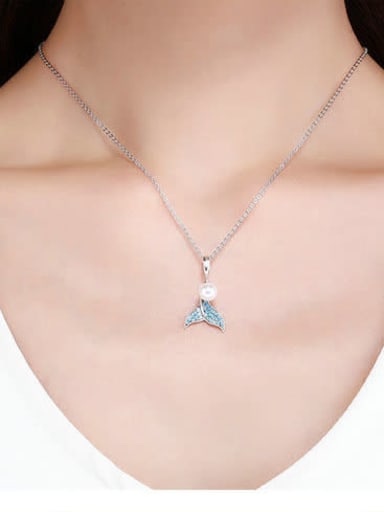 925 Silver  Mermaid Necklace