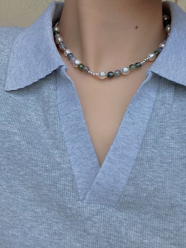 925 Sterling Silver With Gemstone Beaded Necklaces