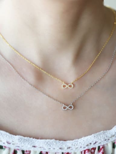 925 Sterling Silver With 18k Gold Plated Delicate Geometric Necklaces