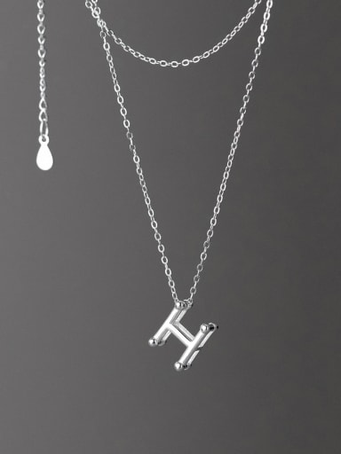 925 Sterling Silver With Letter Necklaces