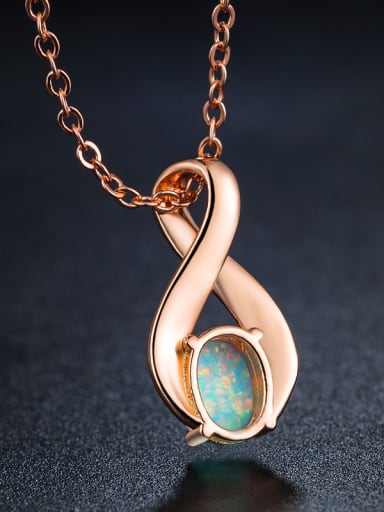 2018 2018 Rose Gold Plated Necklace