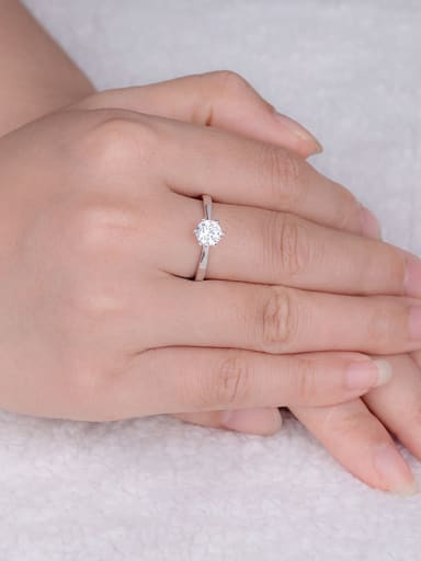 Women S925 Silver Engagement Ring