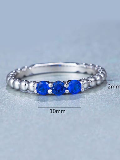 2018 Blue Zircon Ring