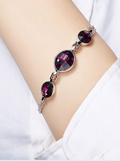 Water Drop Shaped Crystal Bracelet