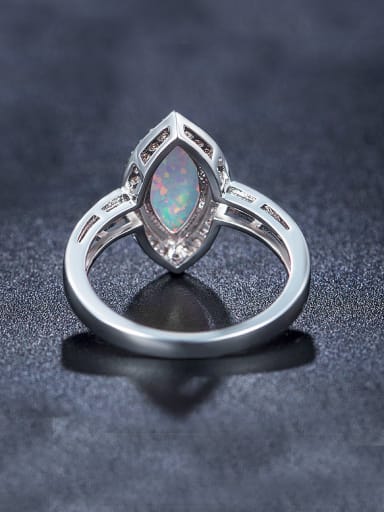 Oval Opal Stone Engagement Ring