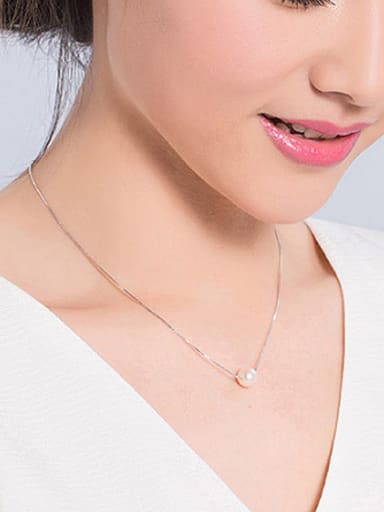 2018 Round Freshwater Pearl Necklace