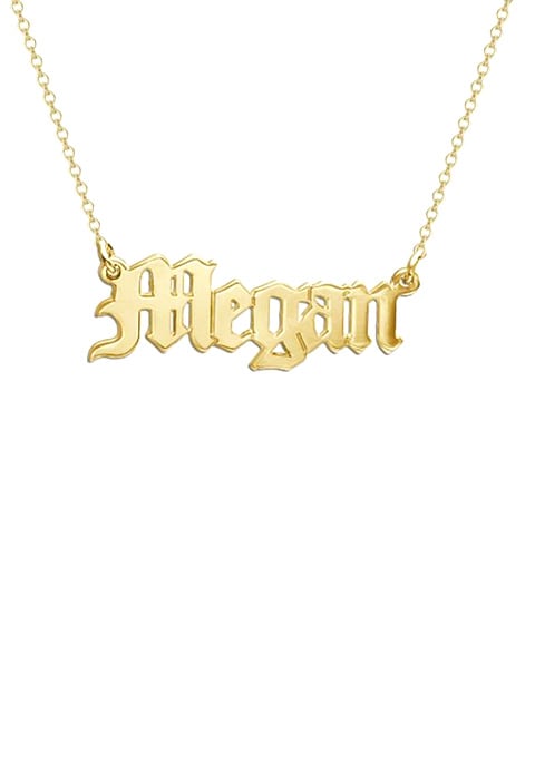 Megan style Personalized old english 