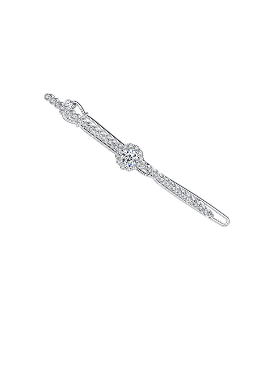 Copper With Platinum Plated Simplistic Fringe Hair Pins Tomade