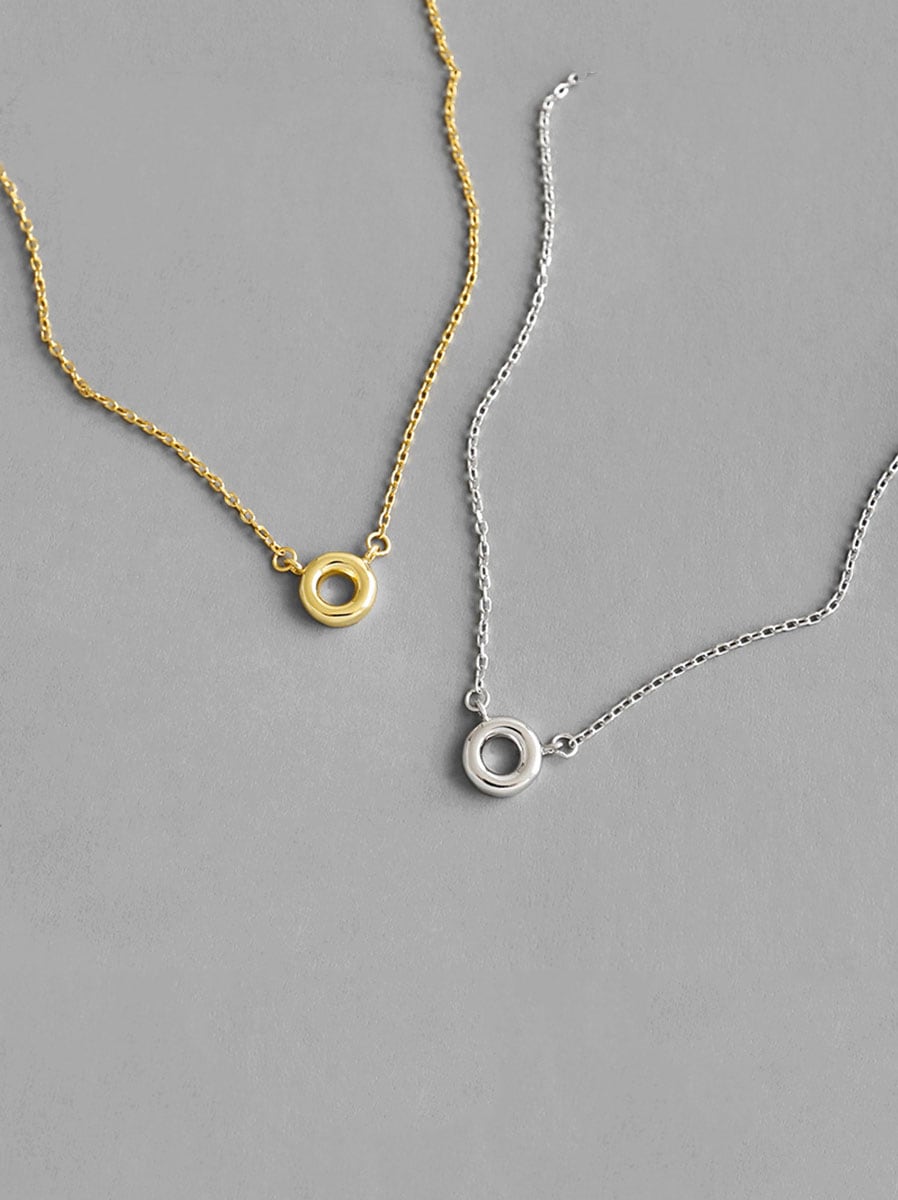 Snake or Ball Chain Necklace Sterling Silver Synthetic CZ Circle With Flower Design Locket Pendant on a Sterling Silver Cable
