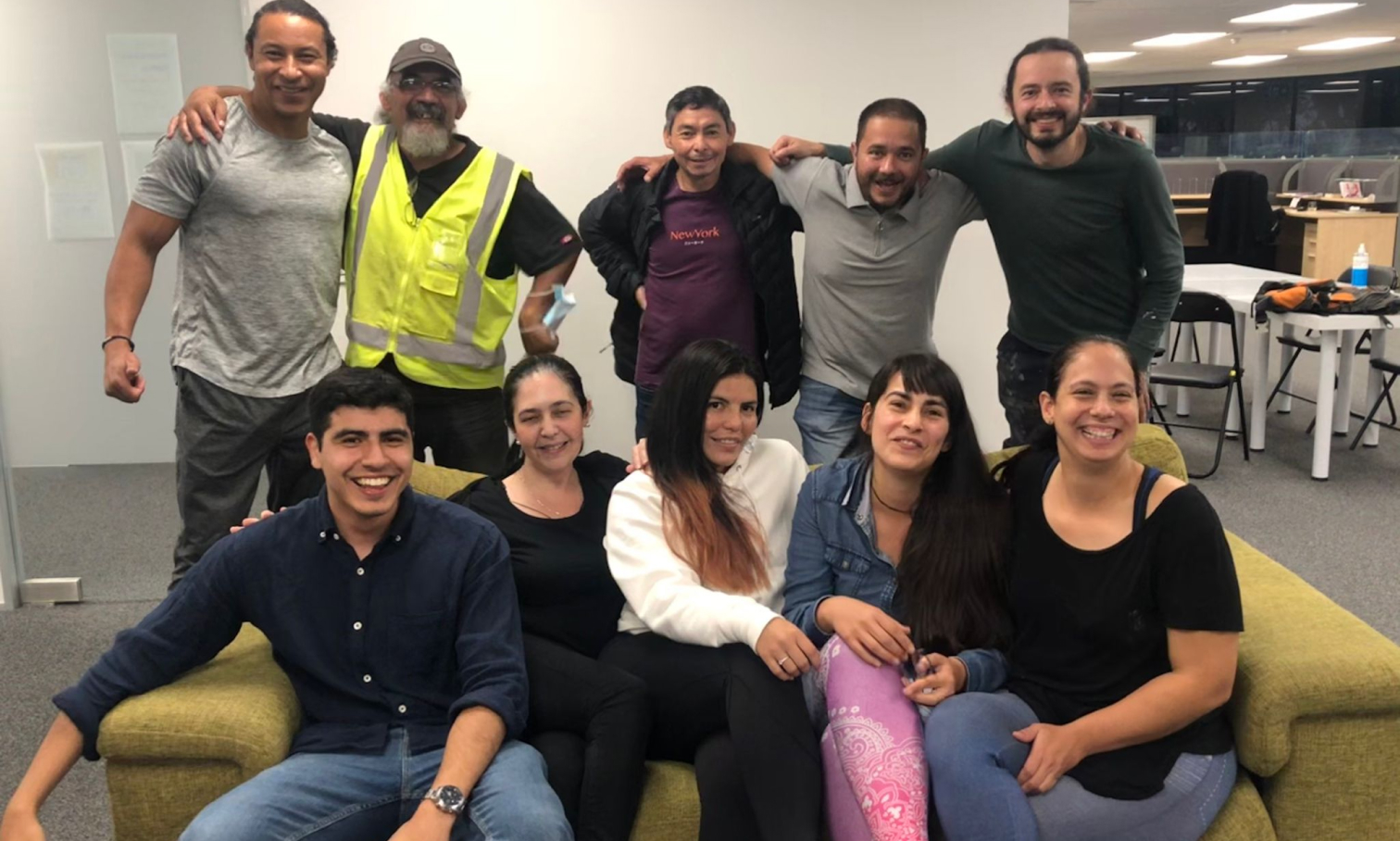 Me (Tomas Gonzalez) and my students