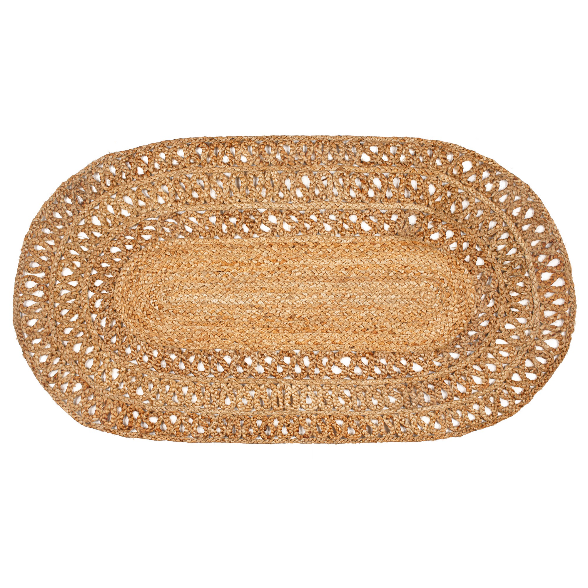 Tappeto in juta colore naturale per esterno