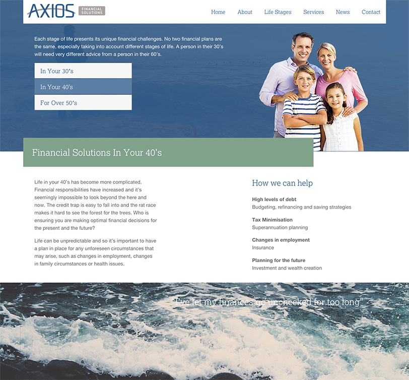 Axios Website Design 1