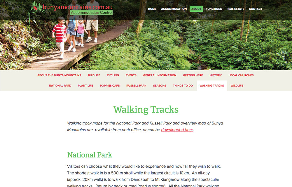 Bunya Mountains Accommodation Centre Website 3