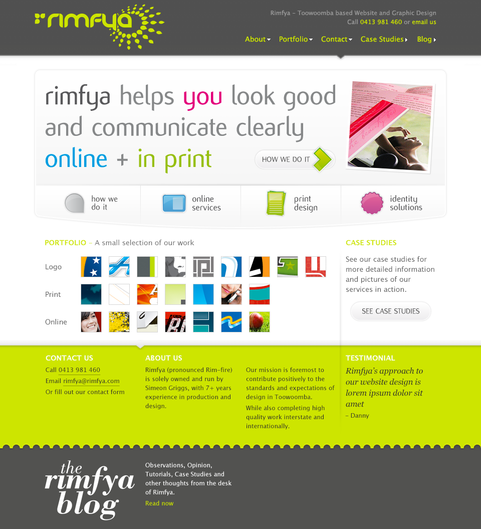 Old Rimfya Website