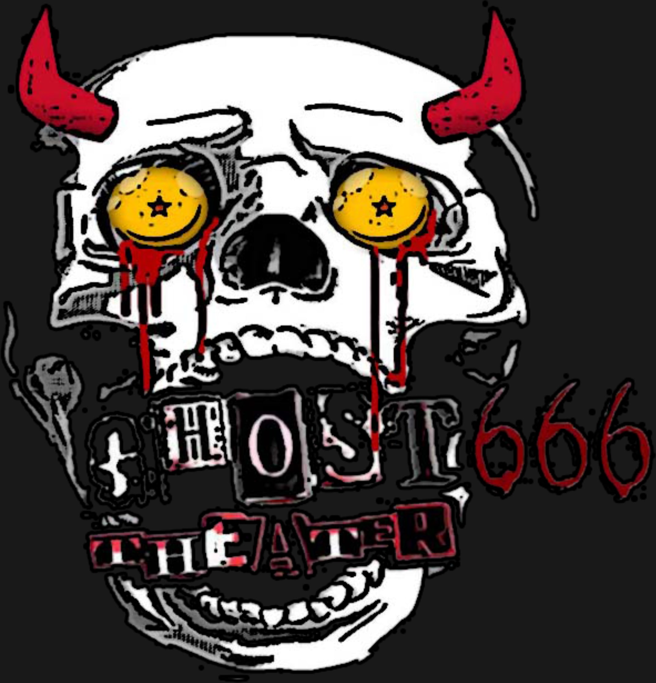 ToneThreads - GHOST666 THEATER - SKULL LOGO