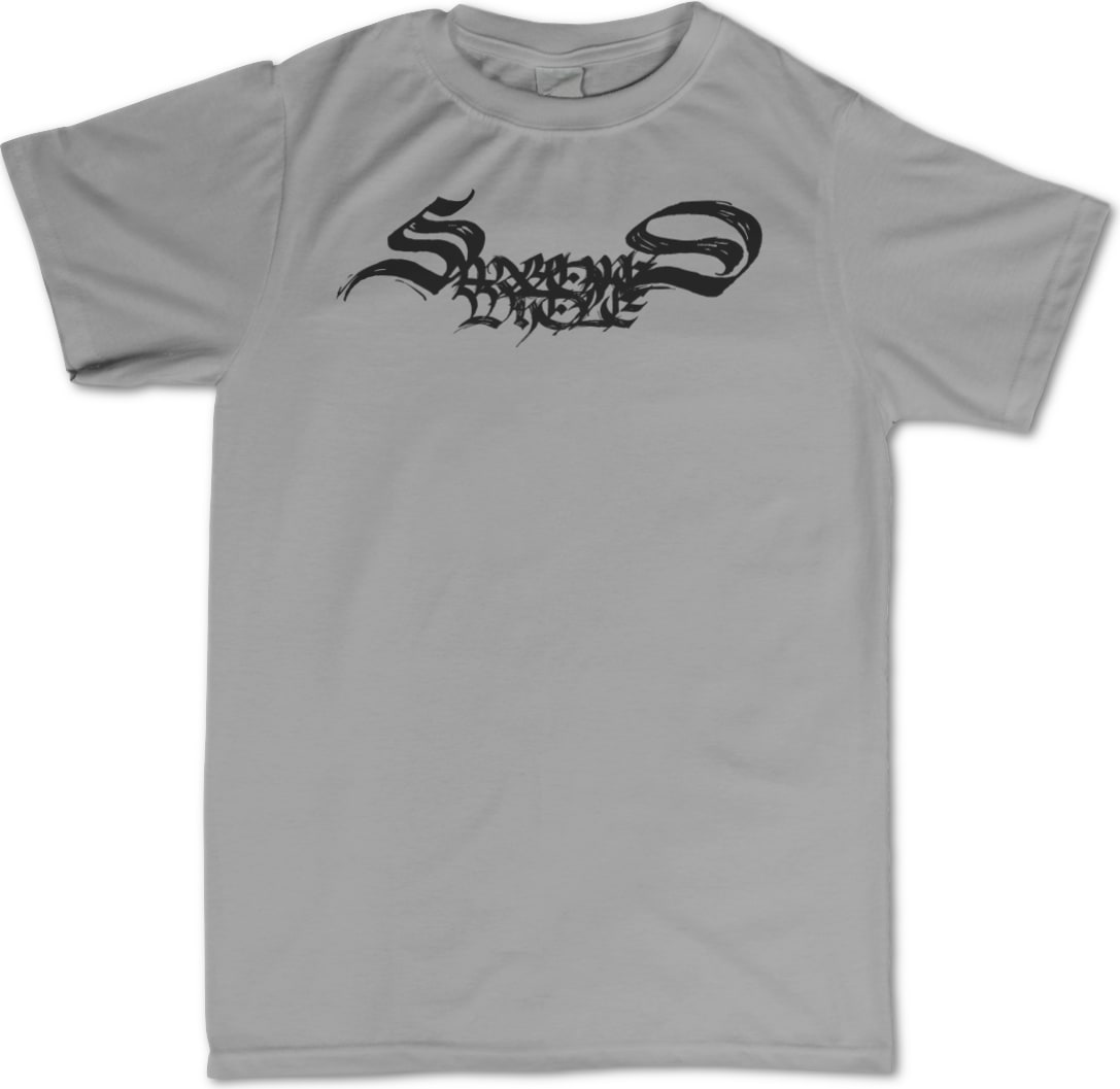 SWALLOWED WHOLE LOGO BLACK ON GREY Official Merch