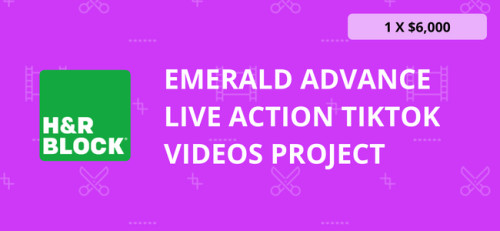 Emerald Advance Live Action TikTok Videos Project on Tongal.com