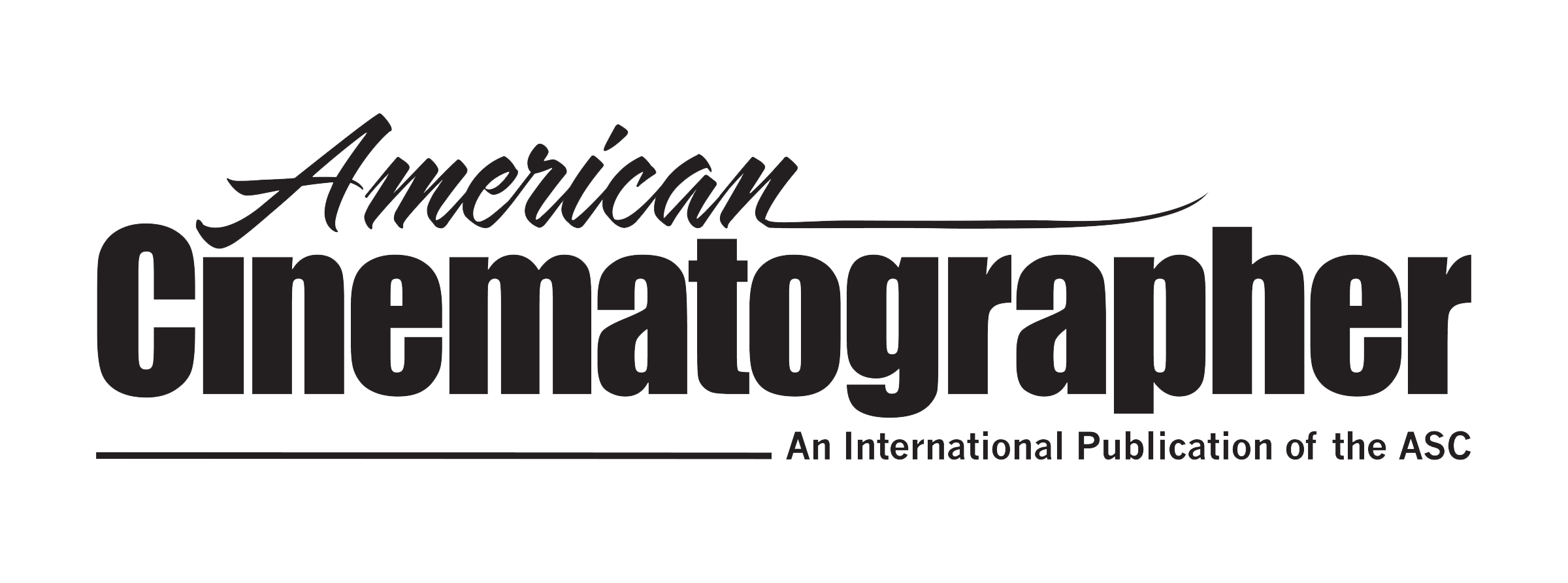 International master. American Cinematographer. Logo Cinematographer.