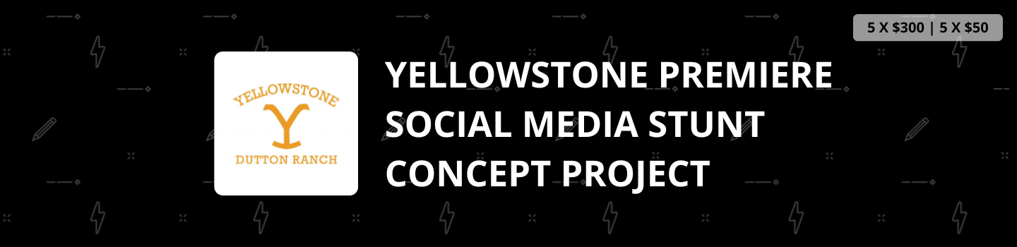 Yellowstone Premiere Social Media Stunt Concept Project