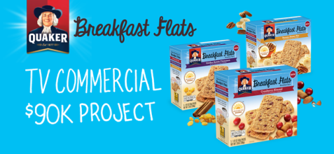 Quaker Breakfast Flats TV Commercial Project
