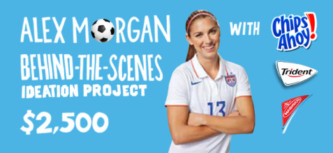 Alex Morgan & Mondelez Behind-the-Scenes Ideation Project