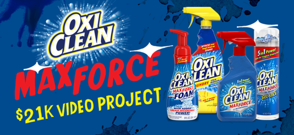 OxiClean MaxForce Video Project