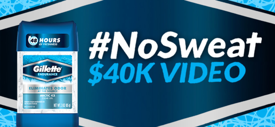 Gillette Clear Gel #NoSweat Video Project