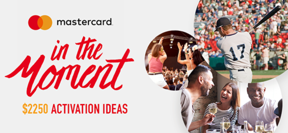 Mastercard In The Moment Activation Ideas