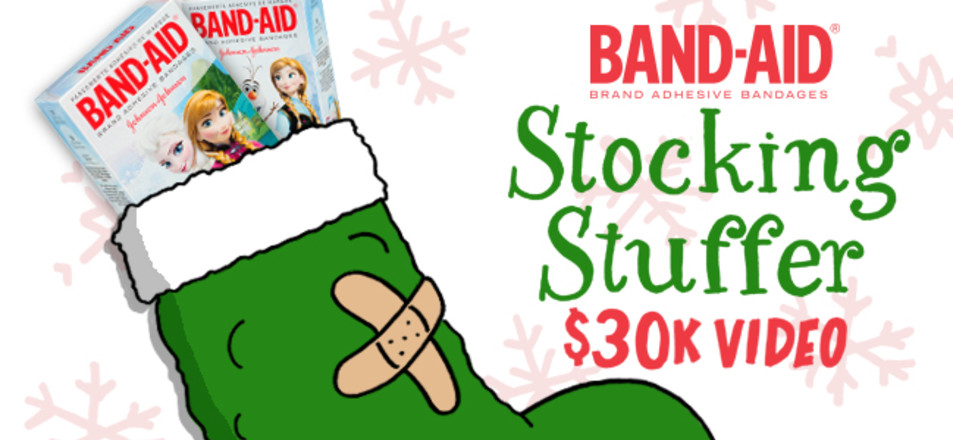 BAND-AID(R) Brand Stocking Stuffers Video Project