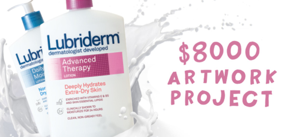 Lubriderm Retail Artwork Project