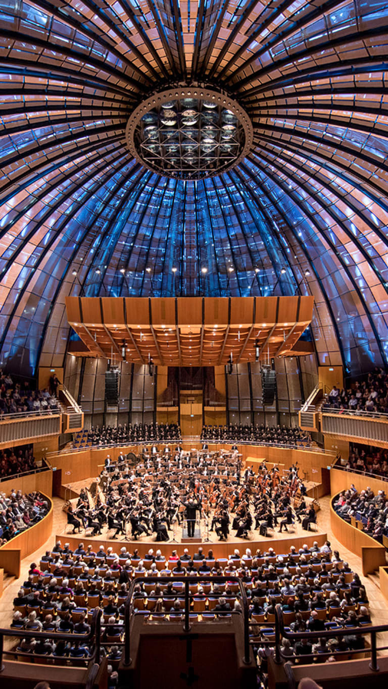 Der große Konzertsaal der Tonhalle Düsseldorf