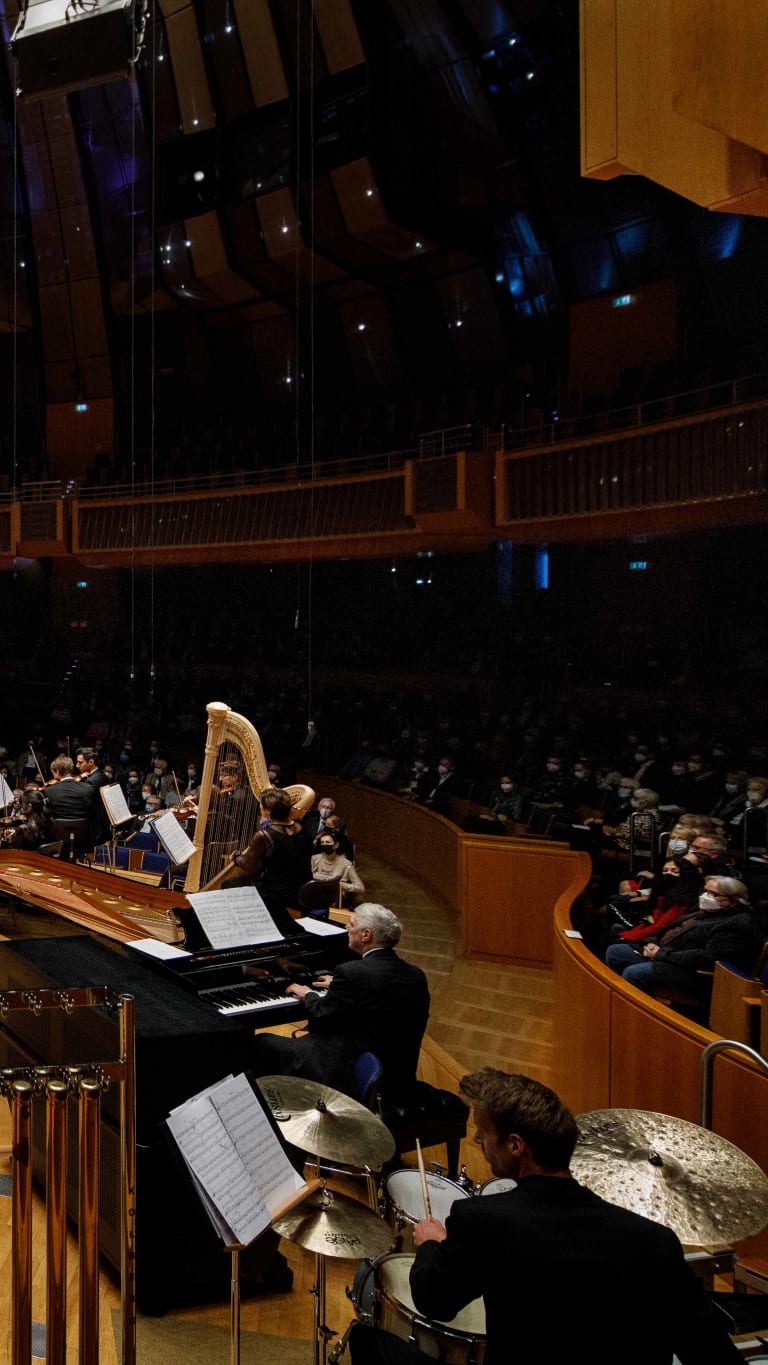 Düsseldorfer Symphoniker in der Tonhalle beim Neujahrskonzert 2021